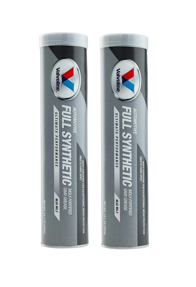 Valvoline Set of 2 VV985 Full Synthetic Moly Fortified Gray Grease 2 x 14.1 oz - Image 1 of 1