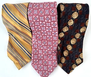 Vintage Robert Talbott Carmel Omagggio Men's Ties Designer Neck Ties Lot of 3 - Picture 1 of 5