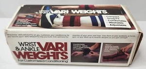 Vintage 1980's Vari Wrist & Ankle Weights - 10 Lb Pair / Tan - New/Old Stock - Picture 1 of 11