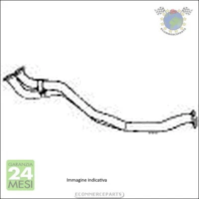 Silenziatore Marmitta Centrale Sigam per CITROEN BERLINGO C4 I PEUGEOT PARTNER - Immagine 1 di 3