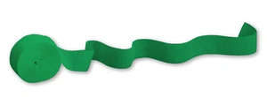 Grün Krepp Papier Party Streamer - 81 Fuß x 1,75 Zoll - Bild 1 von 1