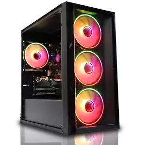 Gaming PC Intel i7 10700F 16GB DDR4 1TB HDD + 480GB SSD 6GB GTX 1660 Windows 11 - Picture 1 of 8