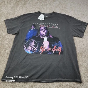 The Notorious B.I.G. Graphic Print T-Shirt Life After Death Black LRG - Picture 1 of 7