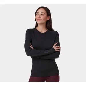 NWT Helly Hansen LIFA Merino Midweight CrewBase Layer Black XS - Picture 1 of 9