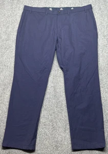 LRL Ralph Lauren Chino Pants Mens 42x30 Blue Solid Flat Front Stretch - Picture 1 of 16