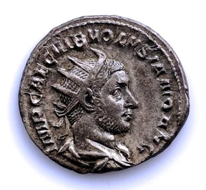 SC-Imperio romano. Volusiano.  Antoniano Roma 251-253 d.C. MBC+/VF+ Plata 3,8 g. - Imagen 1 de 2
