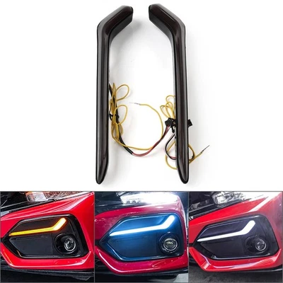 Daytime Running Lights DRL Turn Signal Light For Honda Civic Hatchback 2020-2021 - Image 1 of 4