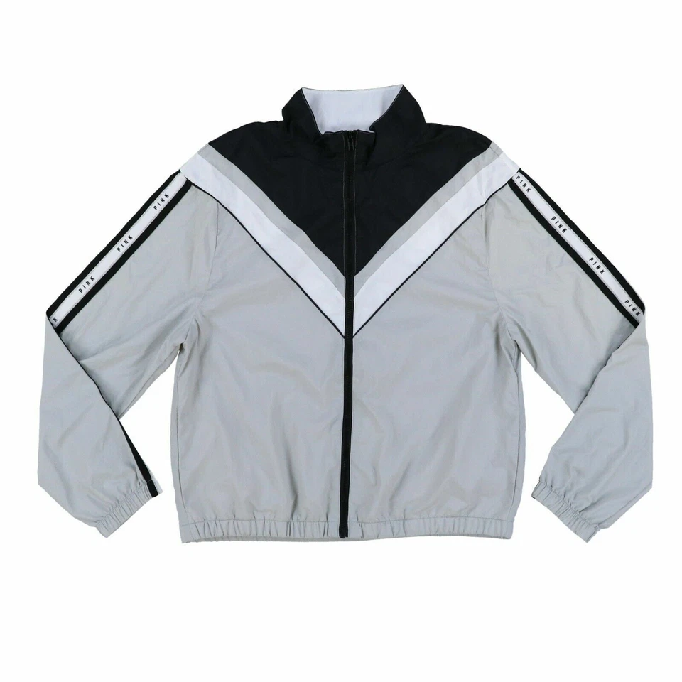 Victoria's Secret розовый куртка ветровка полный молнии повседневный длинным рукавом пальто новый - Изображение 1 из 1