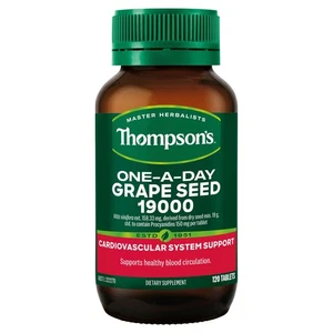 Semilla de uva THOMPSON'S 19.000 tabletas una al día 120 - Imagen 1 de 3