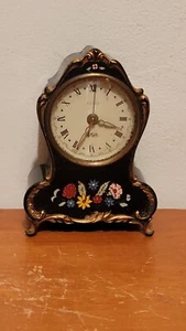 Reloj despertador musical vintage Reuge Heiss - Imagen 1 de 18