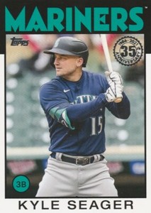 2021 TOPPS UPDATE KYLE SEAGER 3B SEATTLE 1986 RETRO 35TH ANNIVERSARY SP  