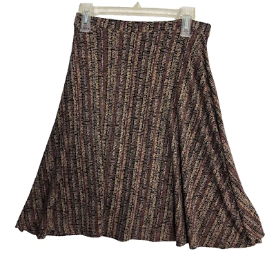 Falda Midi De Colección Y2K Juniors Marrón XS Ligera ATENCIÓN 27 x 21 Línea A Boho Foto 1 de 4