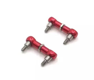 1/28 Adj Arms Steering Wltoys 284131 284010 284161 K969 Rear Tracking Arms - Red - Picture 1 of 3