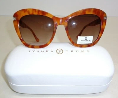 Óculos de sol Ivanka Trump IT 503 mel tartaruga proteção UV novo feminino - Imagem 1 de 4