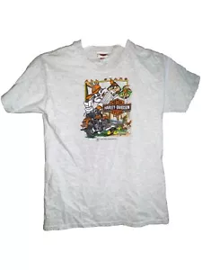 Harley Davidson Looney Tunes Thunder Mountain Colorado Kids Size LARGE Shirt - Picture 1 of 3