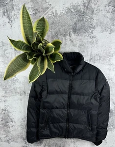 Vintage Schott N.Y.C USA Black Men L Snow Ski Outdoor Puffer Down Jacket - Picture 1 of 13