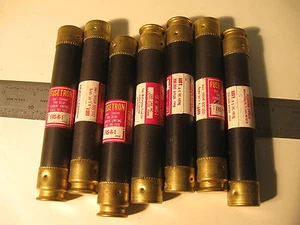 7 Pcs Bussmann RK5 FRS-R-1 1A 600V Time Delay Dual Element Fuses Current Lim(34) - Bild 1 von 1