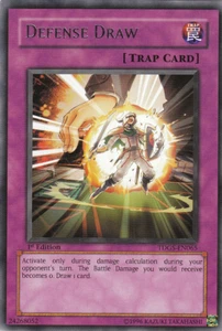 Yugioh Defense Draw TDGS-EN065 Rare 1st Ed VLP - Picture 1 of 1