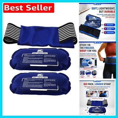 Trek Proof 3-Piece Reusable Ice Pack Set for Effective Hot & Cold Therapy - Image 1 of 4
