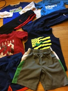 Nike boy 8pcs athletic fall/winter clothes lot size:6 - Picture 1 of 5