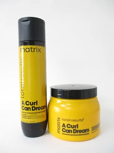 Matrix Total Results A Curl Can Dream Co-Wash 10.1oz / Moisturizing Cream 16.9oz - Picture 1 of 2