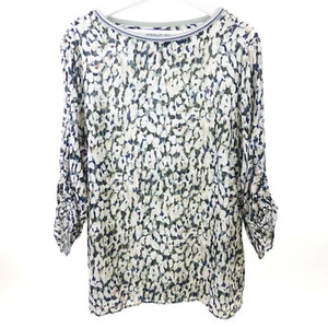 LECOMTE Bluse Tunika Blouse 3/4-Arm Print Multicolor Gr. 44 XXL - Bild 1 von 3