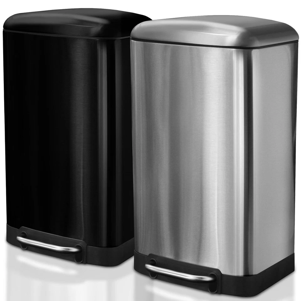 Mülleimer Tretpedal Treteimer Papierkorb in 2 Farben CUBO Trennung Trennsystem - Bild 1 von 1