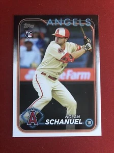 2024 Topps Series 1 #53 Nolan Schanuel Los Angeles Angels Baseball Card RC - Picture 1 of 2