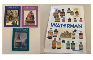 Waterman books Past and Present The First Six Decades #1, #2, #3 & Poster, new - Picture 1 of 9