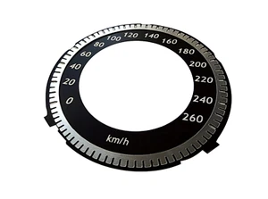 Speedometer Dials For Mercedes W204 W212 W218 C650 GLK MPH=km/h - Picture 1 of 1