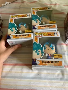 ¡FUNKO POP! ¡ANIMACIÓN SSGSS VEGITO #515 DRAGON BALL Z HOT TOPIC SUPER SAIYAN! - Imagen 1 de 6