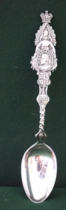 Silver Metal EDWARD VII 1901 Coronation Spoon RD369453 - Picture 1 of 3