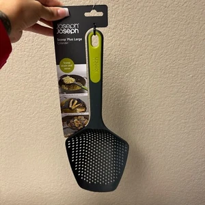 Joseph Scoop Plus Large Colander Gray and Green - Picture 1 of 2