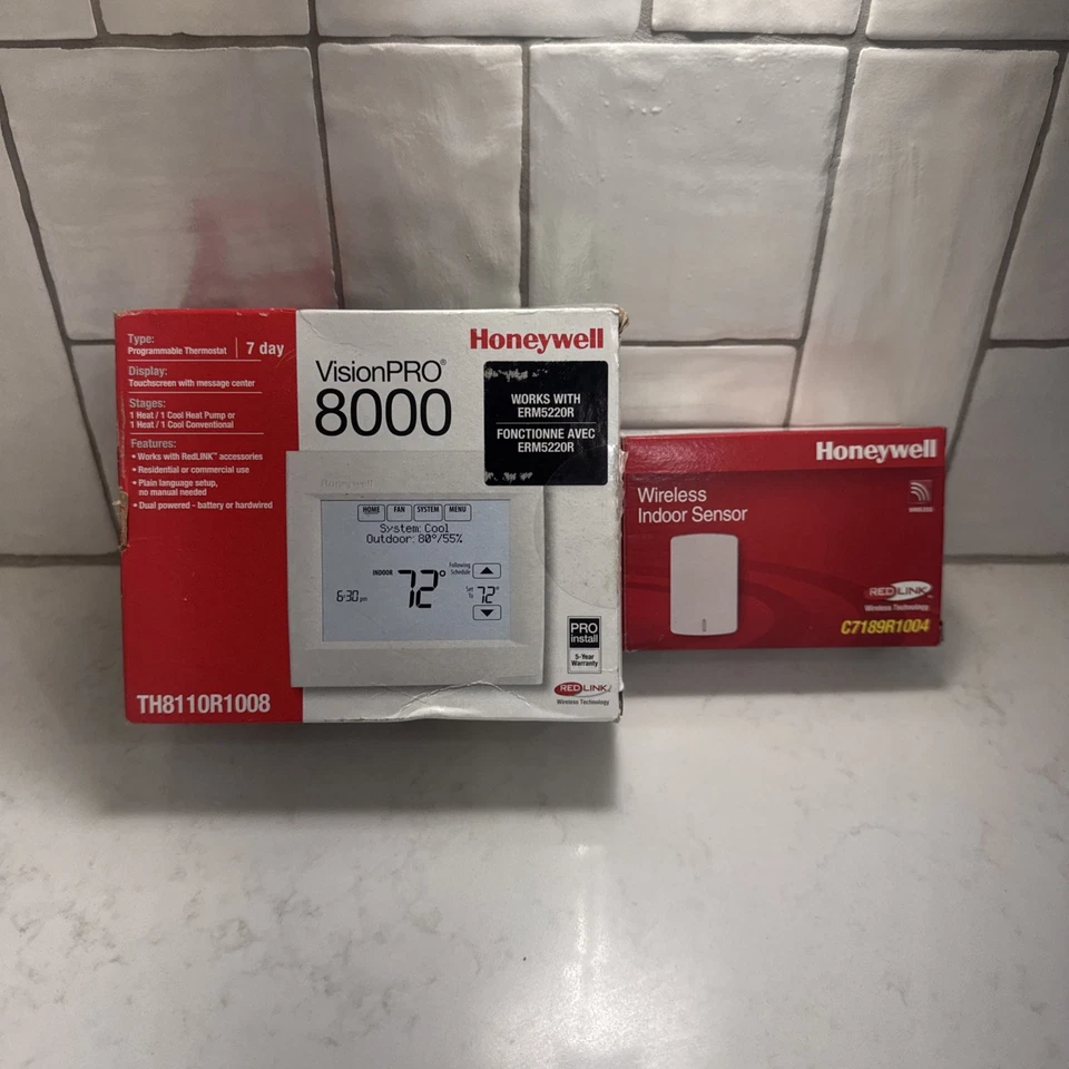 Nuevo Honeywell VisionPRO 8000 con Termostato Programable RedLINK (TH8110R1008) Foto 1 de 4