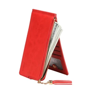 Women's Coin Purse Short Zipper Portable Travel Purse Fashion Fresh Tassels - Picture 1 of 12