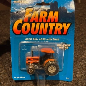 NEW ERTL AGCO Allis 6690 Tractor 1:64 Scale w/ 4 Post Rops & Duals on Rear - Picture 1 of 2