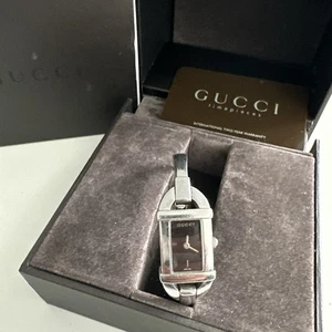 Gucci Ladies Wrist Watch 6800L Authentic Retail £350 Original box 8 inch wrist - Picture 1 of 6