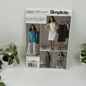 Pants Dress Tunic Tie Belt Size 14-22 Y2K Pattern 2925 Uncut Vintage - Picture 1 of 2