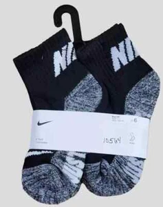 6 Pack Nike Jordan CREW Socks BOYS GIRL SHOE Size 10C-3Y OR 7C-10C BLACK RED $24 - Picture 1 of 36