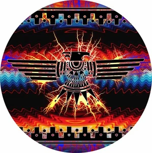 Thunderbird Tribal Spare Tire Cover -Add tire size in NOTES during checkout - Picture 1 of 5
