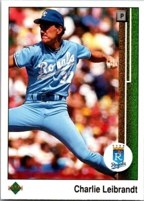 1989 Upper Deck - Charlie Leibrandt #637 - Image 1 of 2