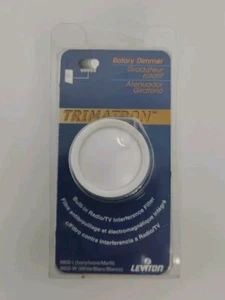 Leviton Trimatron Rotary Dimmer White #6602-W New Open Box - Picture 1 of 4