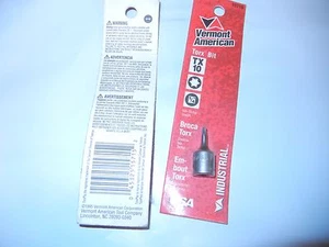 2 Vermont American Tx10 torx Bits Part# 15710 - Picture 1 of 1