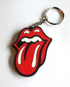 Llavero de goma con logotipo de los Rolling Stones nuevo oficial - Imagen 1 de 1
