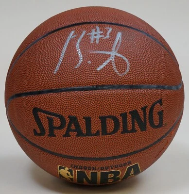 Brandon Jennings Signed Basketball PSA/DNA COA Pistons Bucks Knicks Ball Auto 90 - Image 1 of 4