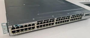 Cisco Catalyst WS-C3750X-48PF-S 48 ports PoE + commutateur Ethernet IPBase V07 2x 1100W - Photo 1/5