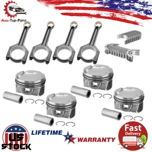 Connecting Rods Pistons Rings & Bearing Kit For BMW 328i 428i 528i X3 F30 N20 - Picture 1 of 14