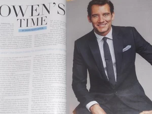 IN NEW YORK Magazine Clive Owen Broadway DEBUT Husband DEELEY in OLD TIMES 2015 - Picture 1 of 12