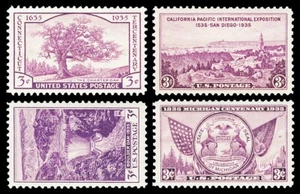 Scott 772-775 1935 3c Commemoratives Mint XF NH EXTRA FINE GEMS at ¼ of SMQ! - Picture 1 of 1
