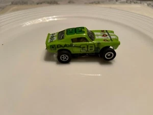 Thunderjet  HO Slot Car CAMARO 1971 Green, White Stripes PUBIX DECALS - Picture 1 of 4